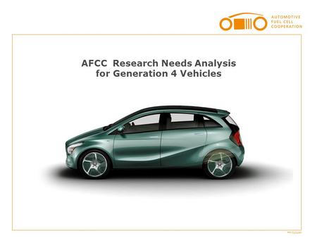 FRM 5101460 AFCC Research Needs Analysis for Generation 4 Vehicles.