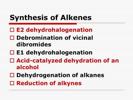 Unit Synthesis of Alkenes