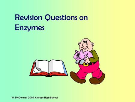 Revision Questions on Enzymes