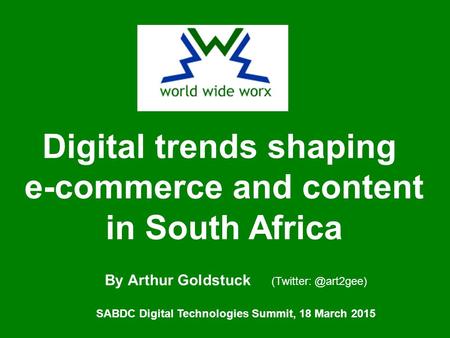 Digital trends shaping e-commerce and content in South Africa