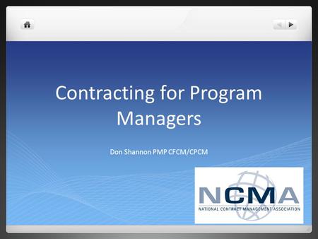 Contracting for Program Managers