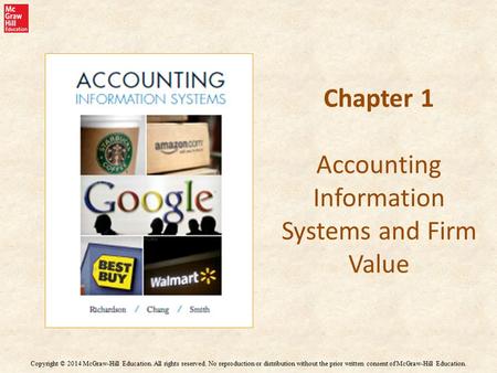 Chapter 1 Accounting Information Systems and Firm Value