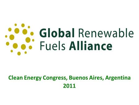 Clean Energy Congress, Buenos Aires, Argentina 2011.