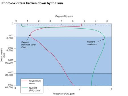 Photo-oxidize = broken down by the sun. Unit 2 Exam Review.
