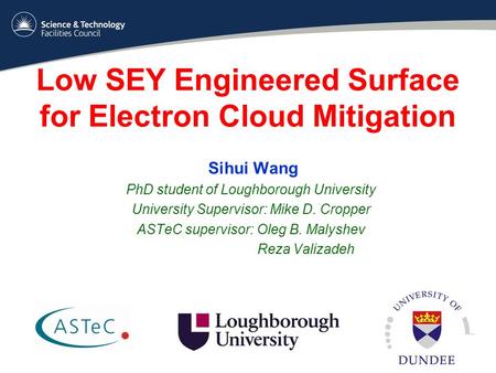 Low SEY Engineered Surface for Electron Cloud Mitigation