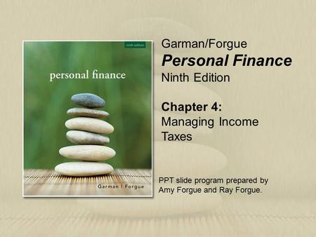 Personal Finance Garman/Forgue Ninth Edition