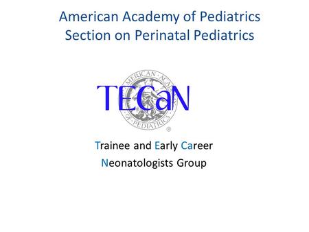 American Academy of Pediatrics Section on Perinatal Pediatrics Trainee and Early Career Neonatologists Group.