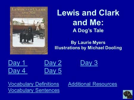 Day Day Day Day Day 5 Vocabulary Definitions      Additional Resources