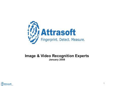 1 Image & Video Recognition Experts January 2008.