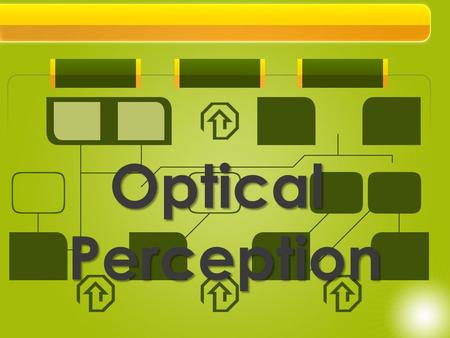 Optical Perception What color is the central square on each visible surface ?