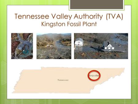Tennessee Valley Authority (TVA) Kingston Fossil Plant Knoxville.