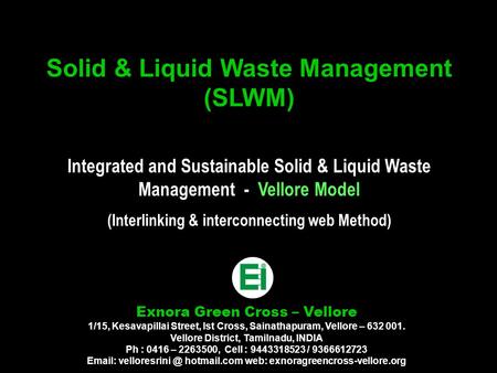 Solid & Liquid Waste Management (SLWM)