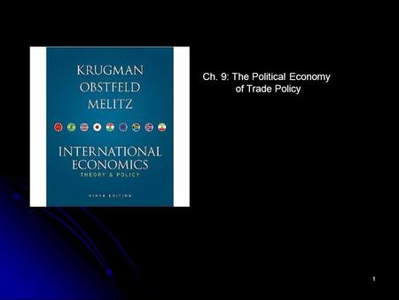 1 Ch. 9: The Political Economy of Trade Policy 2 Preview The cases for free trade The cases for free trade The cases against free trade The cases against.