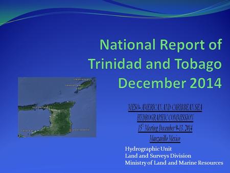 National Report of Trinidad and Tobago December 2014