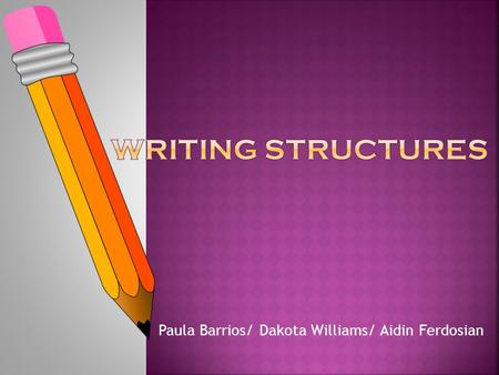 Paula Barrios/ Dakota Williams/ Aidin Ferdosian. Quotes: Short works/work within a long work Titles of poems, short stories, essays, and other short pieces.