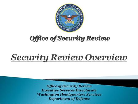 Security Review Overview