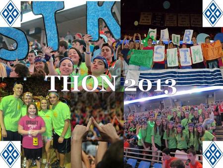 These Little Wonders What is THON? The IFC/Panhellenic Dance Marathon is a 46 Hour no sitting, no sleeping event that occurs every February!! In 1973,
