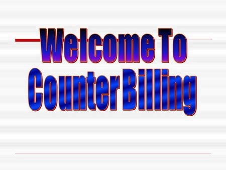 Counter Billing is a software to prepare invoices at retail counter very fast and quick. By using this software user can prepare the invoices for more.