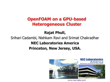 OpenFOAM on a GPU-based Heterogeneous Cluster