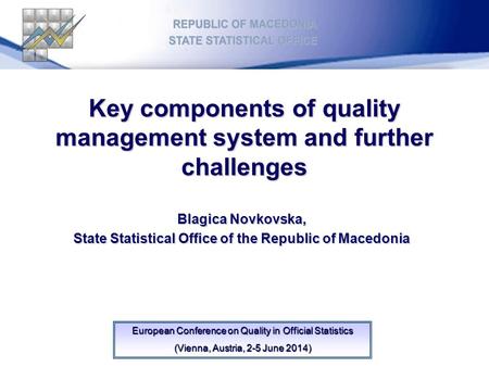 Key components of quality management system and further challenges