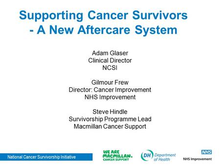 Supporting Cancer Survivors - A New Aftercare System