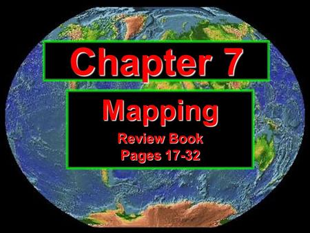 Mapping Review Book Pages 17-32