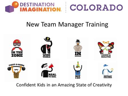 New Team Manager Training Confident Kids in an Amazing State of Creativity.
