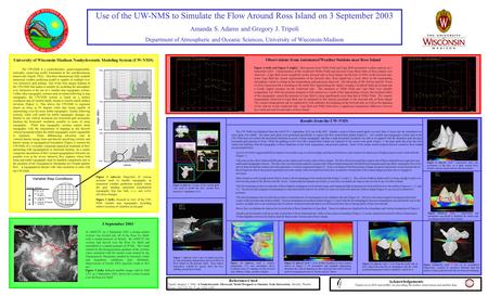 Use of the UW-NMS to Simulate the Flow Around Ross Island on 3 September 2003 Amanda S. Adams and Gregory J. Tripoli Department of Atmospheric and Oceanic.