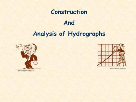 Analysis of Hydrographs