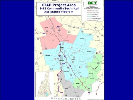 CTAP Project Area I-93 Community Technical Assistance Program.