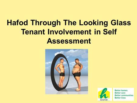 Hafod Through The Looking Glass Tenant Involvement in Self Assessment.