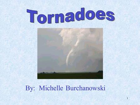 1 By: Michelle Burchanowski 2  Twisters  Funnel cloud  Waterspout Tornado Nicknames.