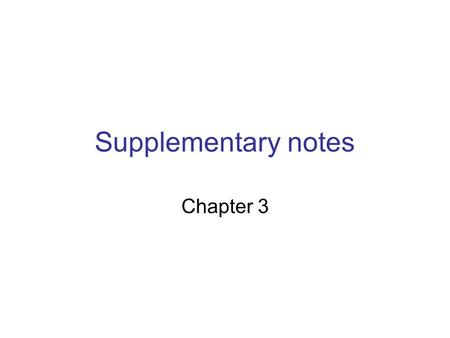 Supplementary notes Chapter 3. Unit Labor Requirements CWLabor supply Home12120 Foreign63240.