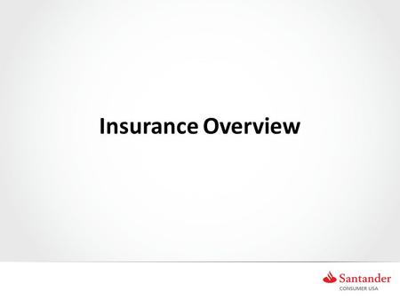 Insurance Overview.