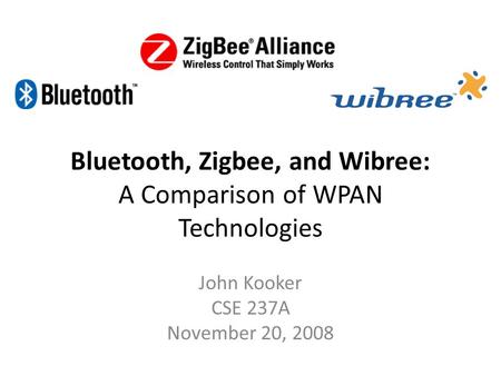 Bluetooth, Zigbee, and Wibree: A Comparison of WPAN Technologies