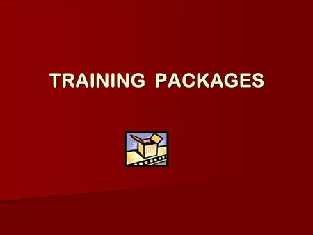 TRAINING PACKAGES. 10/05/20082 WHAT IS A TRAINING PACKAGE ? A Training Package is a set of qualifications for a specific industry A Training Package is.