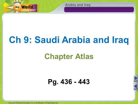 Ch 9: Saudi Arabia and Iraq