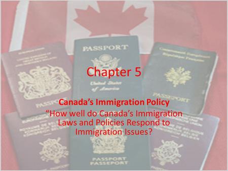 Canada’s Immigration Policy