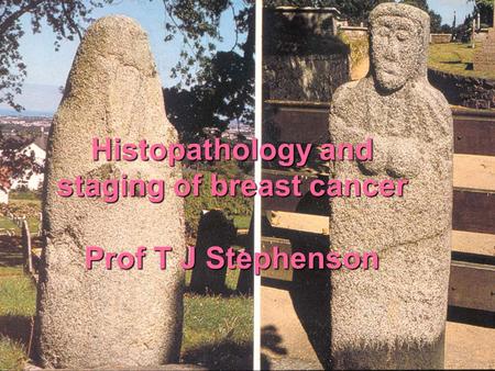 Histopathology and staging of breast cancer