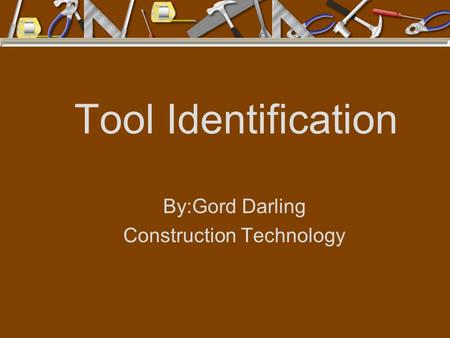 electrical tools presentation