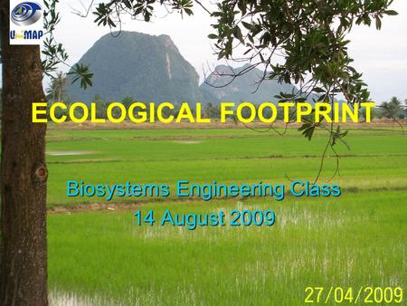 Biosystems Engineering Class 14 August 2009