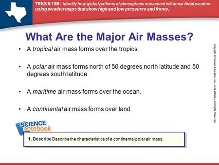 What Are the Major Air Masses?