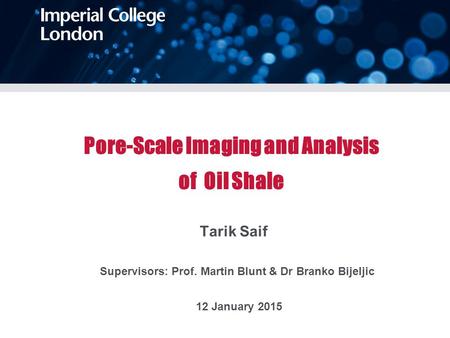 Pore-Scale Imaging and Analysis of Oil Shale