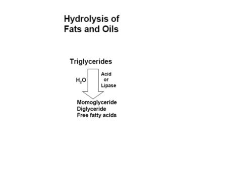 Enzymatic Hydrolysis Hydrolases - ubiquitous presence of hydrolases in foodstuffs - extremely important mechanism of introducing sensory alteration in.
