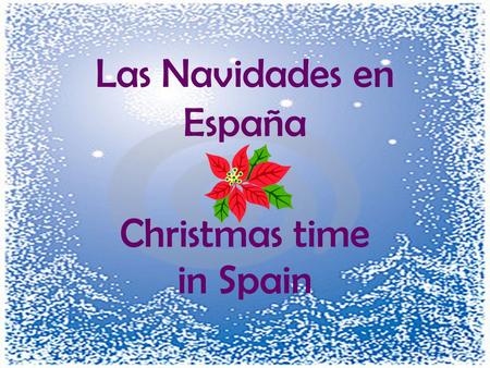 Las Navidades en España