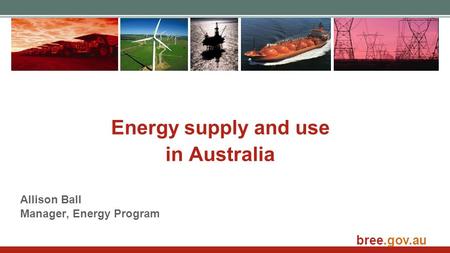 Energy supply and use in Australia