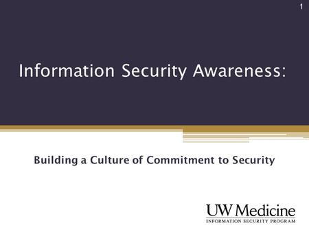 Information Security Awareness: