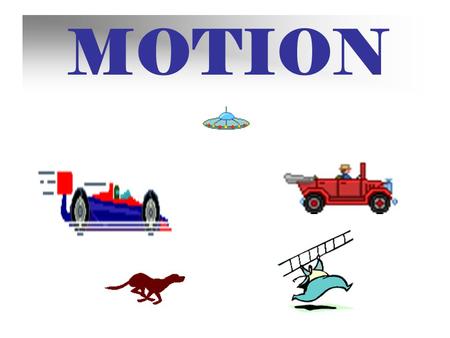 MOTION How speedy are you? Speed Trivia Question #1 What is the world’s fastest animal?