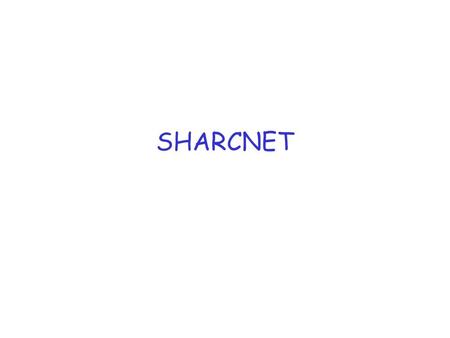 SHARCNET. Multicomputer Systems r A multicomputer system comprises of a number of independent machines linked by an interconnection network. r Each computer.