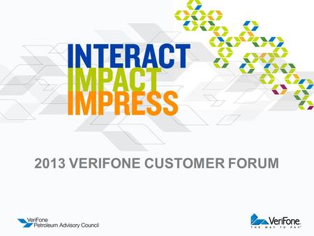 2013 Verifone customer forum